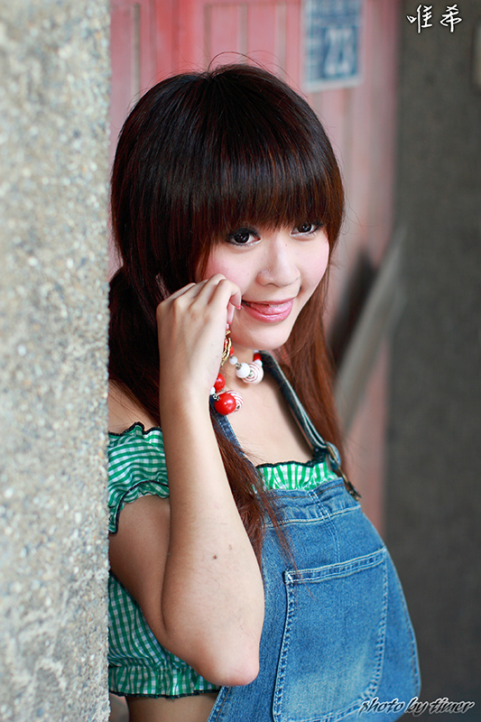 台湾妹子 寵兒-中華大學外拍