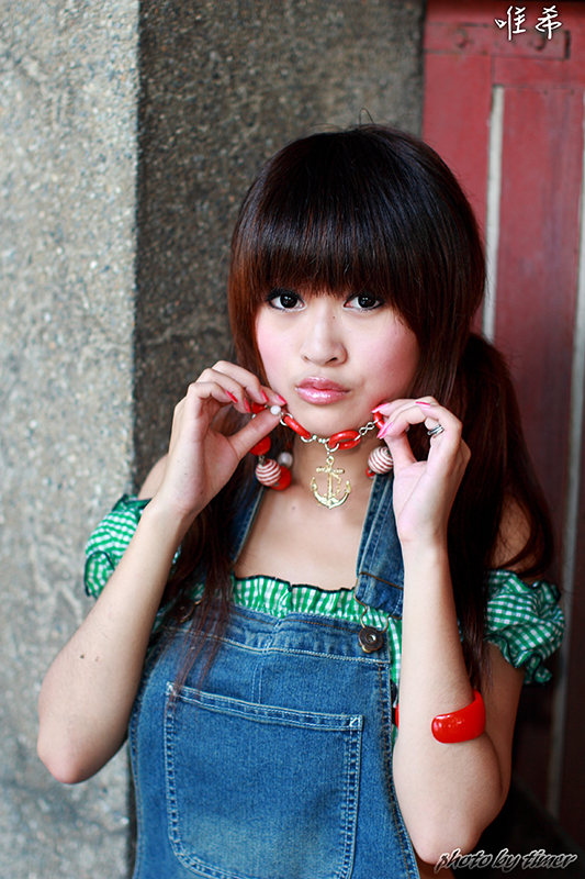 台湾妹子 寵兒-中華大學外拍