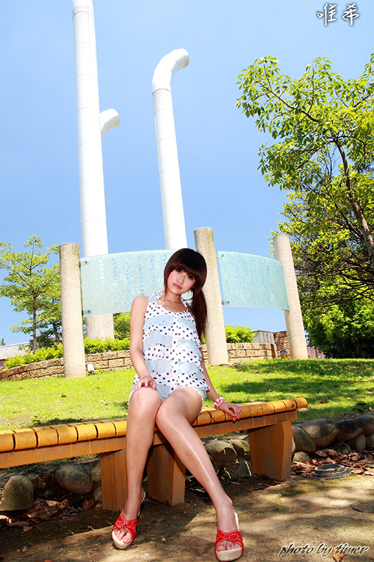 台湾妹子 寵兒-中華大學外拍