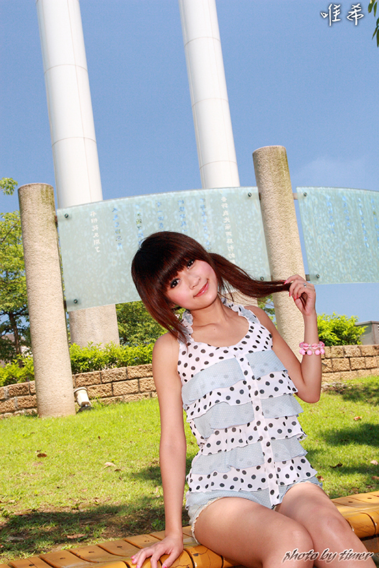 台湾妹子 寵兒-中華大學外拍