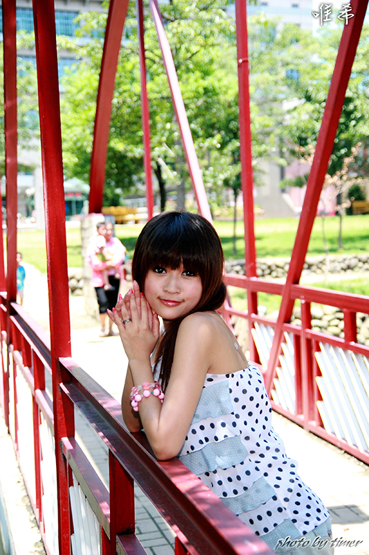 台湾妹子 寵兒-中華大學外拍