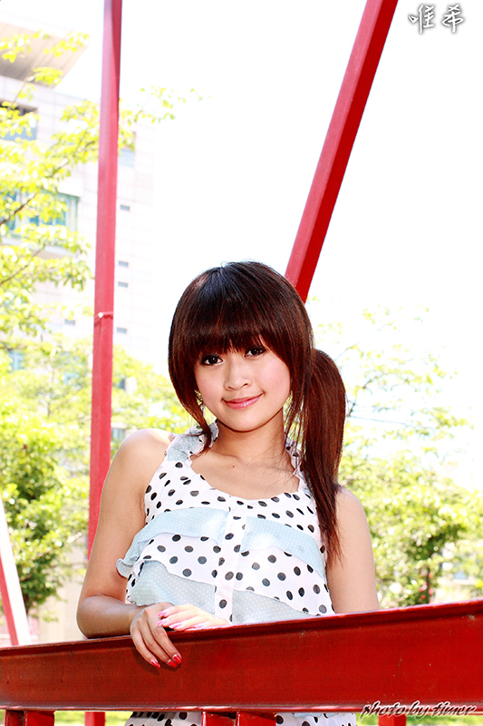 台湾妹子 寵兒-中華大學外拍