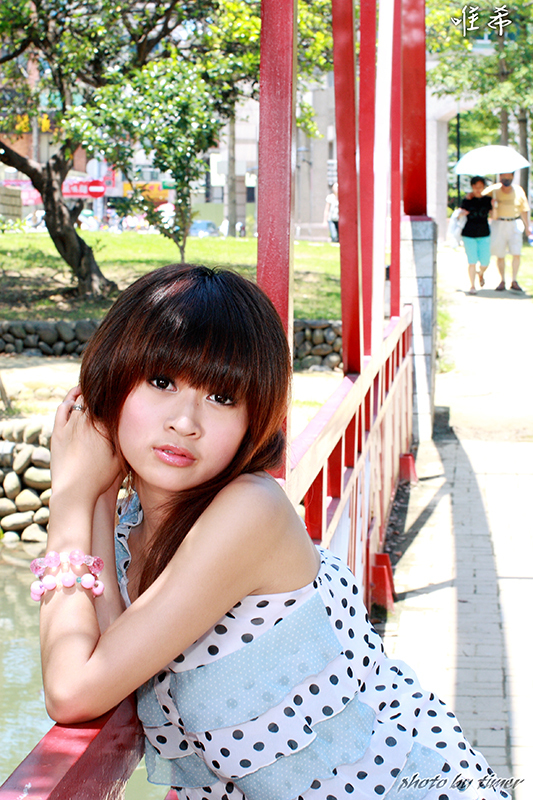 台湾妹子 寵兒-中華大學外拍