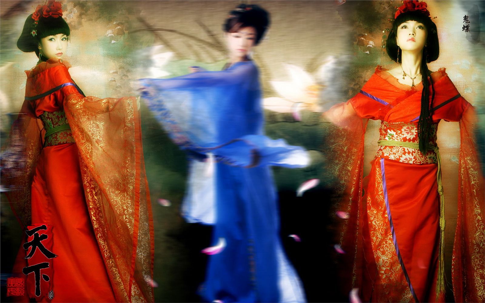 杨幂代言网游天下写真套图