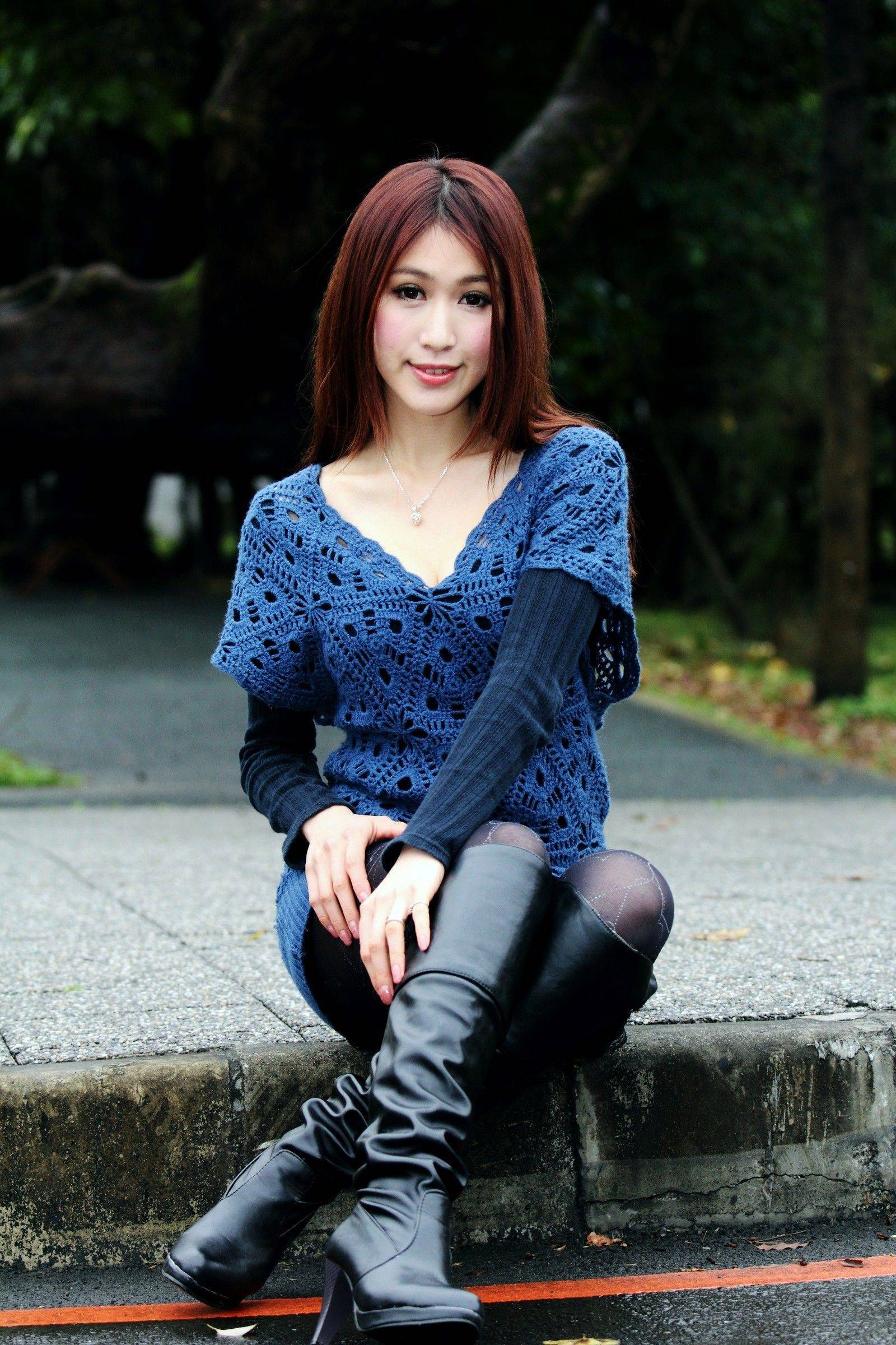 台湾大学美女模特外拍　FHM2012冠军呂品儀