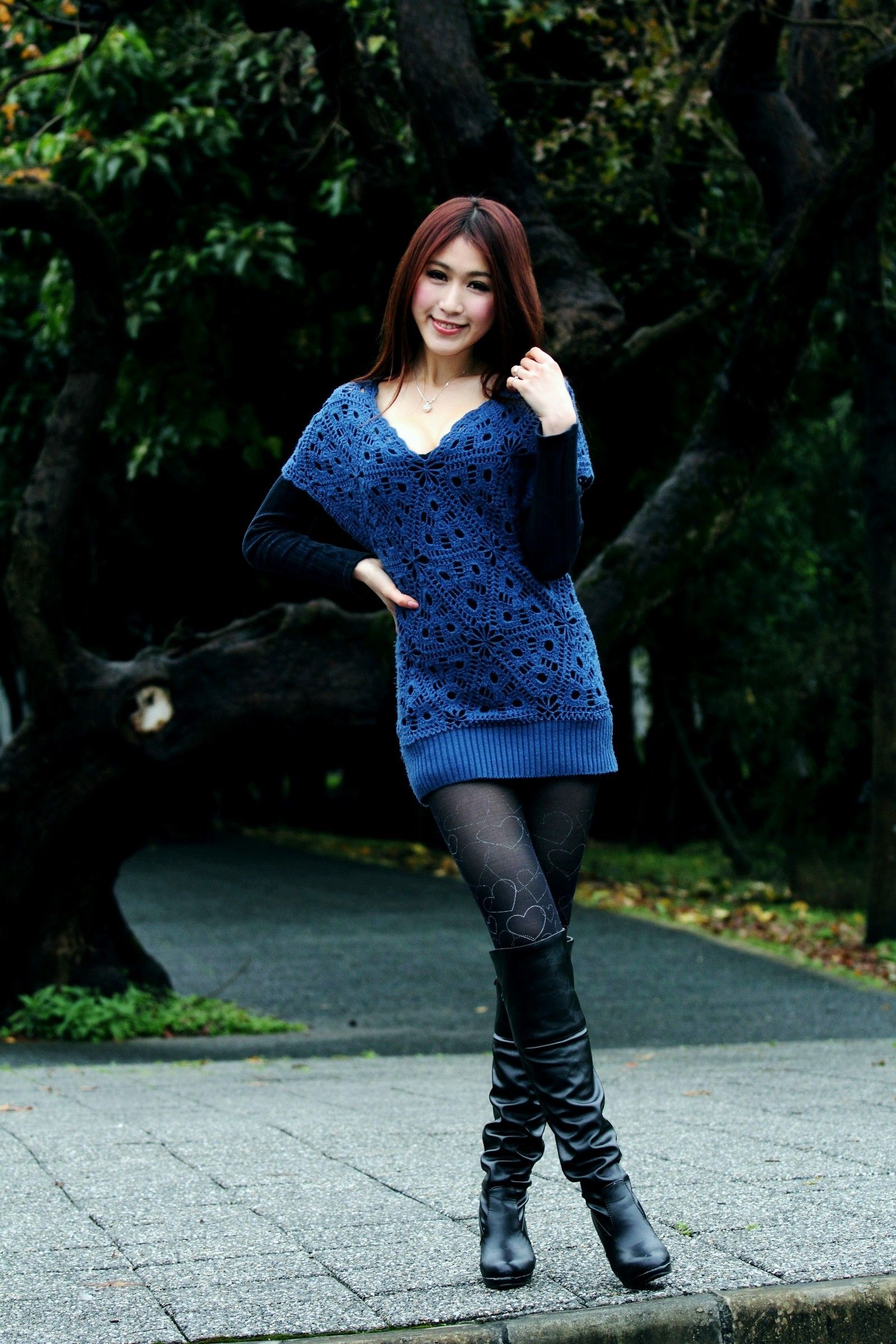 台湾大学美女模特外拍　FHM2012冠军呂品儀