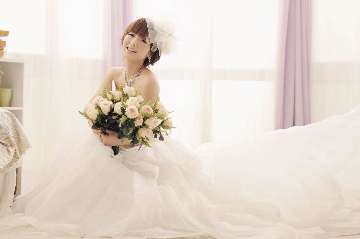 果子 2012.02.26 棚拍婚纱最新青纯美女图片