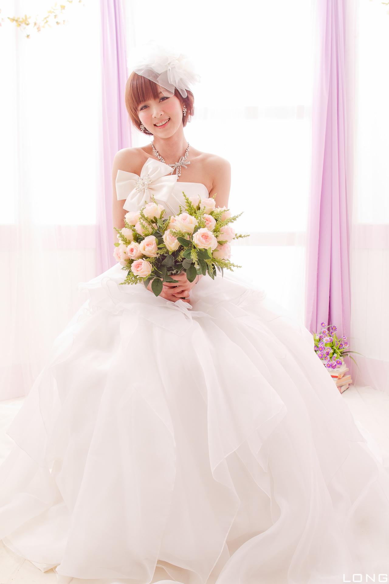 果子 2012.02.26 棚拍婚纱最新青纯美女图片