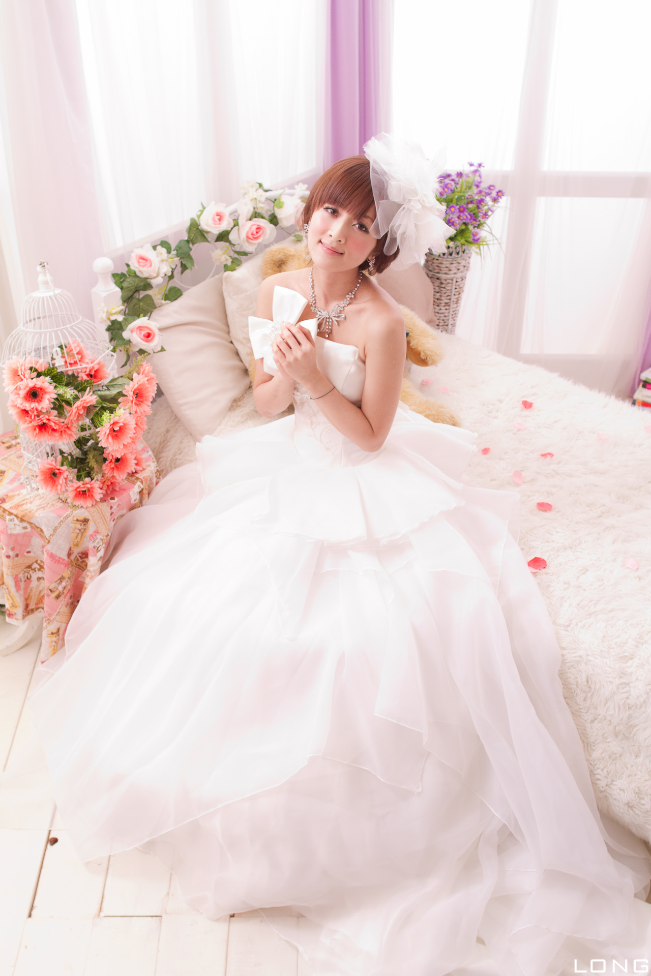 果子 2012.02.26 棚拍婚纱最新青纯美女图片