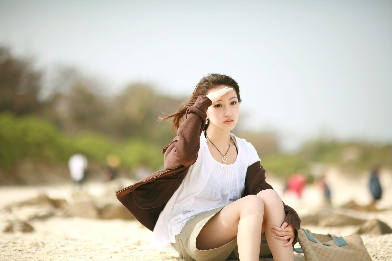 超有味道的香车美女 比尼的少女 国内高清车模