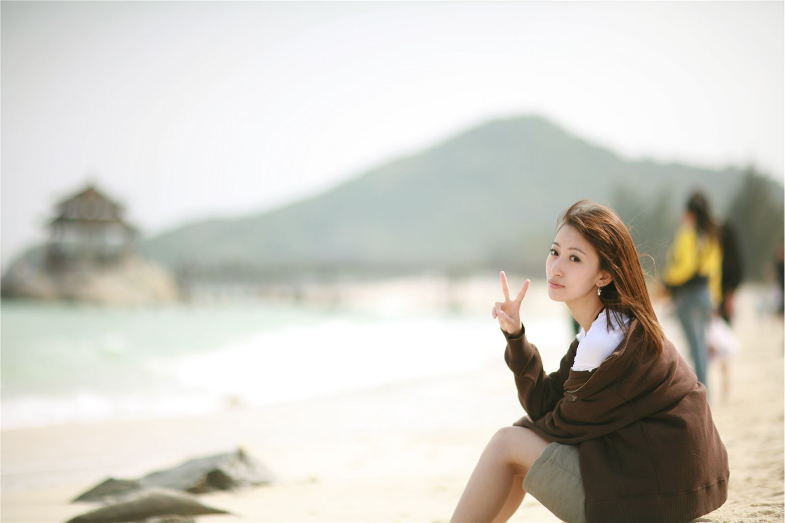 超有味道的香车美女 比尼的少女 国内高清车模