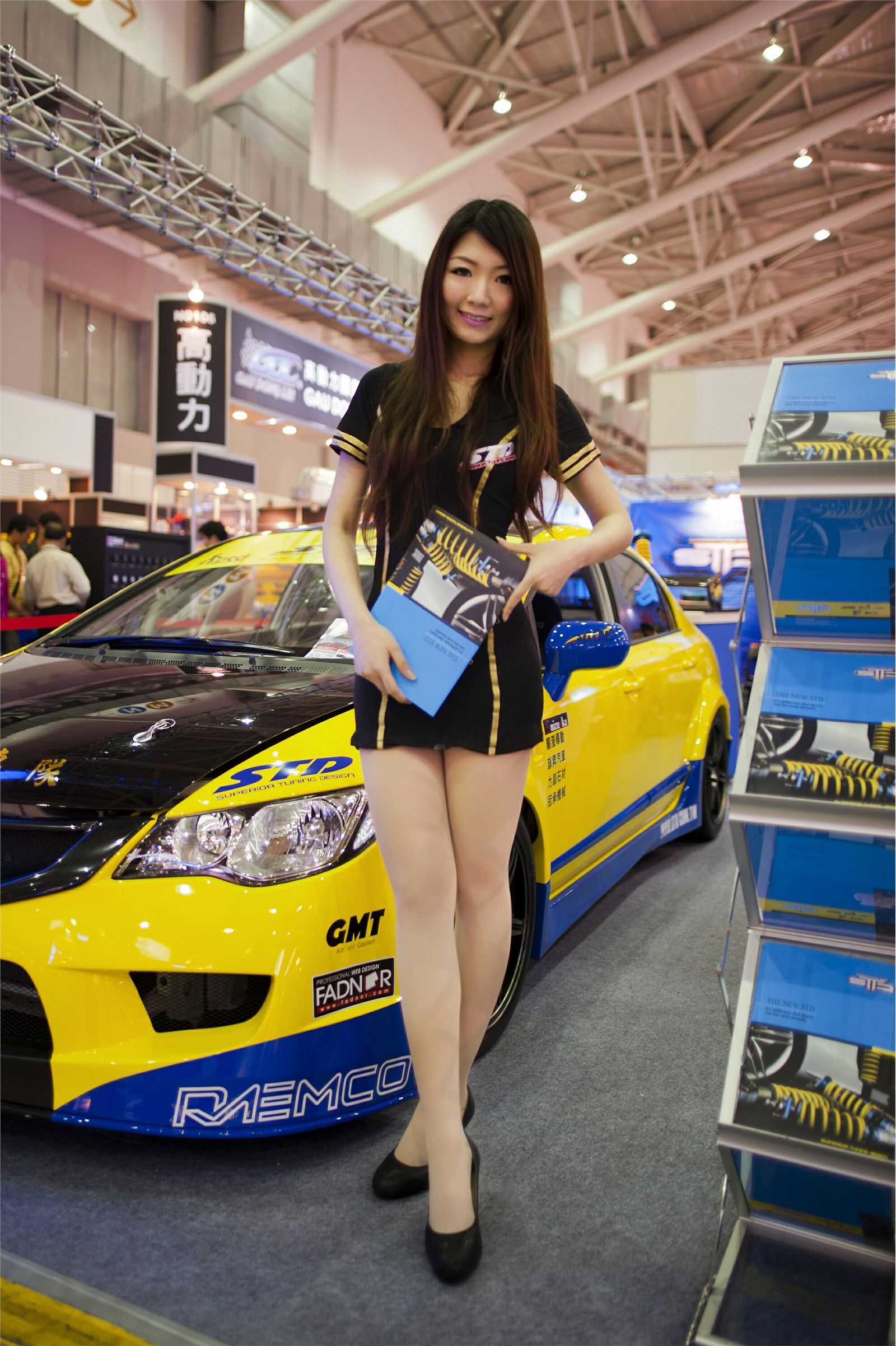 2012 機車展 汽配展 美女车模特写真 国内性感美女
