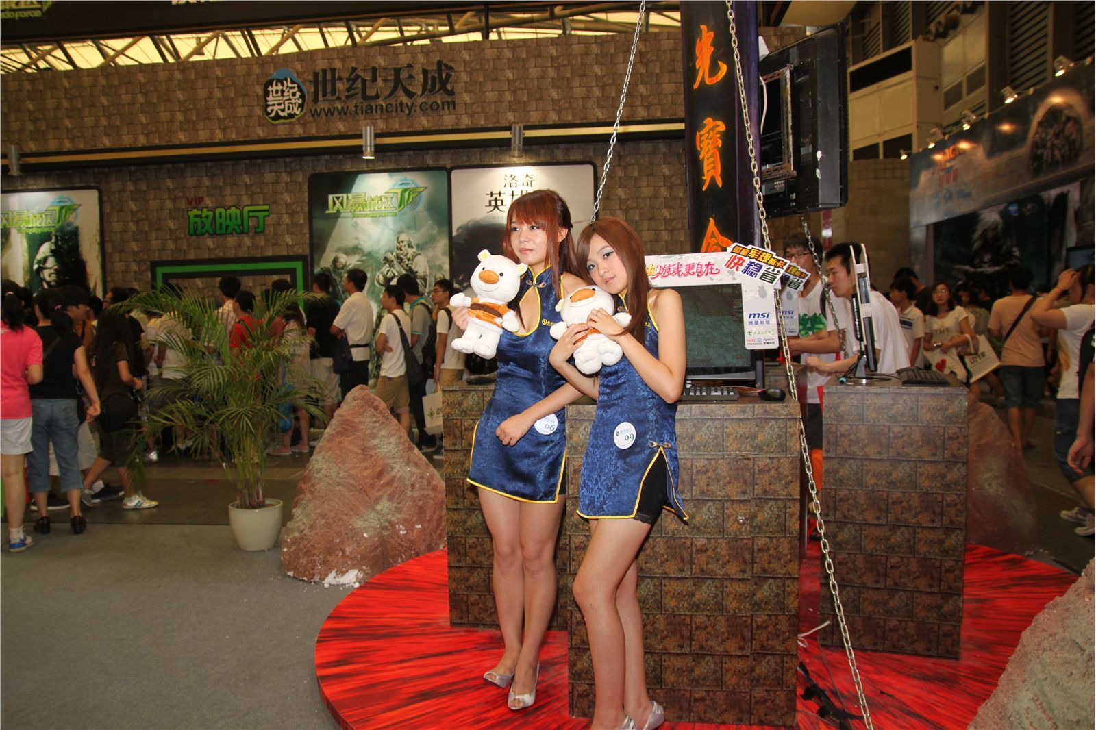 模特美女 ChinaJoy 2011高清图 No.1 现场图库