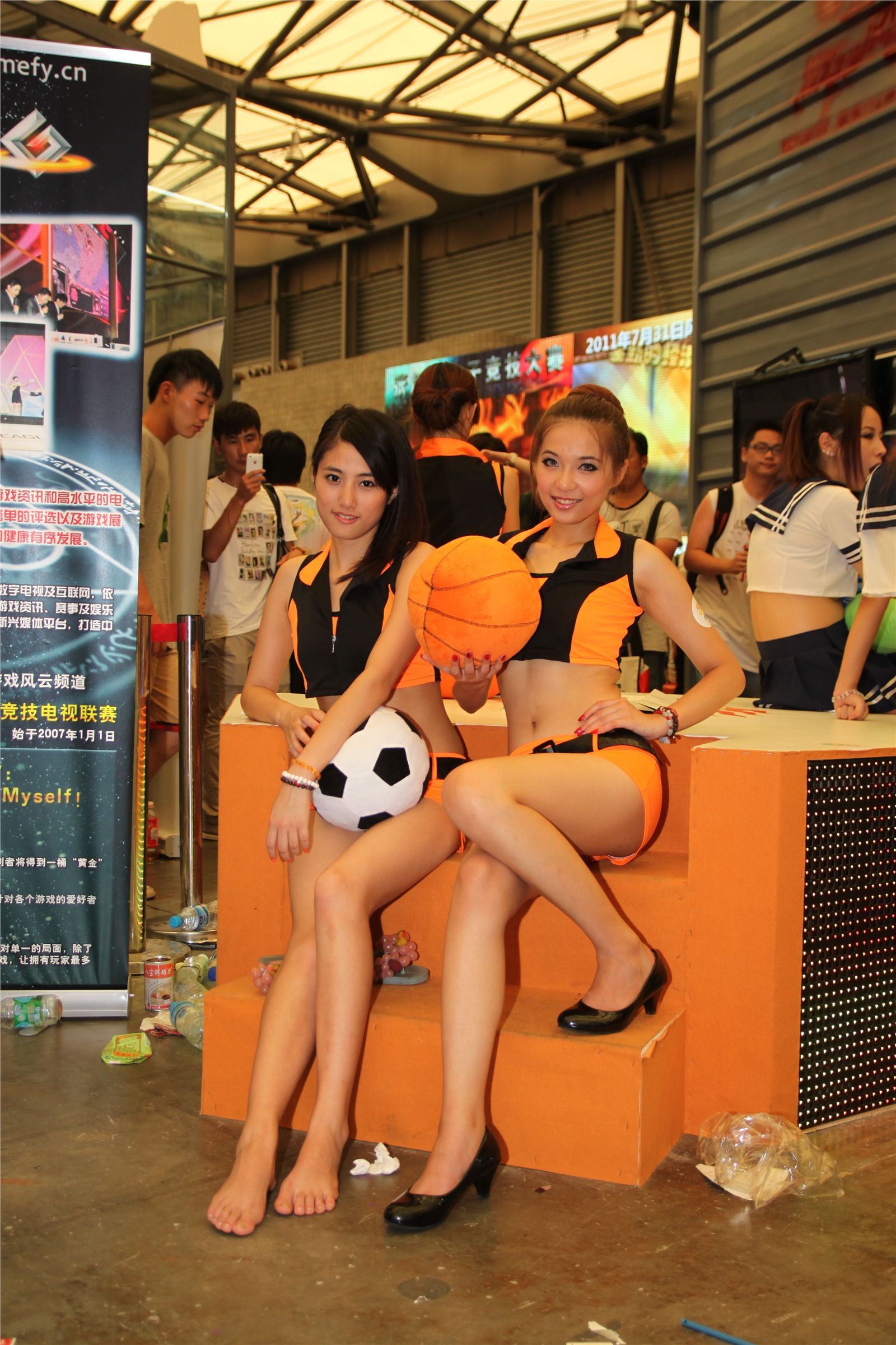 模特美女 ChinaJoy 2011高清图 No.2 现场图库