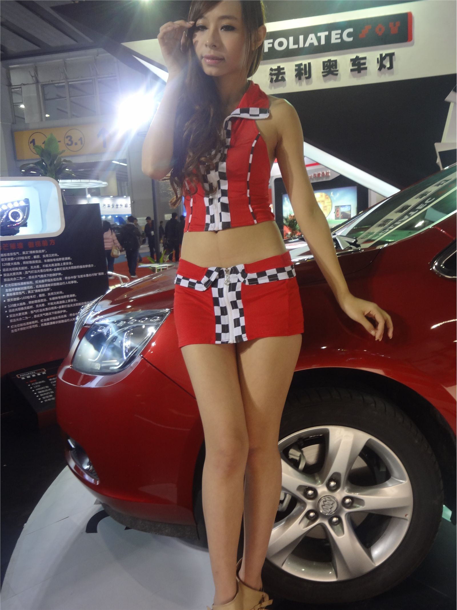 广州改装车展车模 NO017 美女模特高清写真