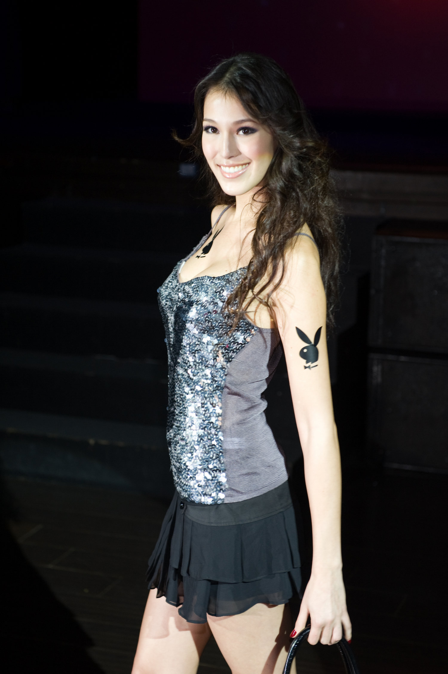 PlayBoy模特展秀时装箱包 国产美腿模特套图