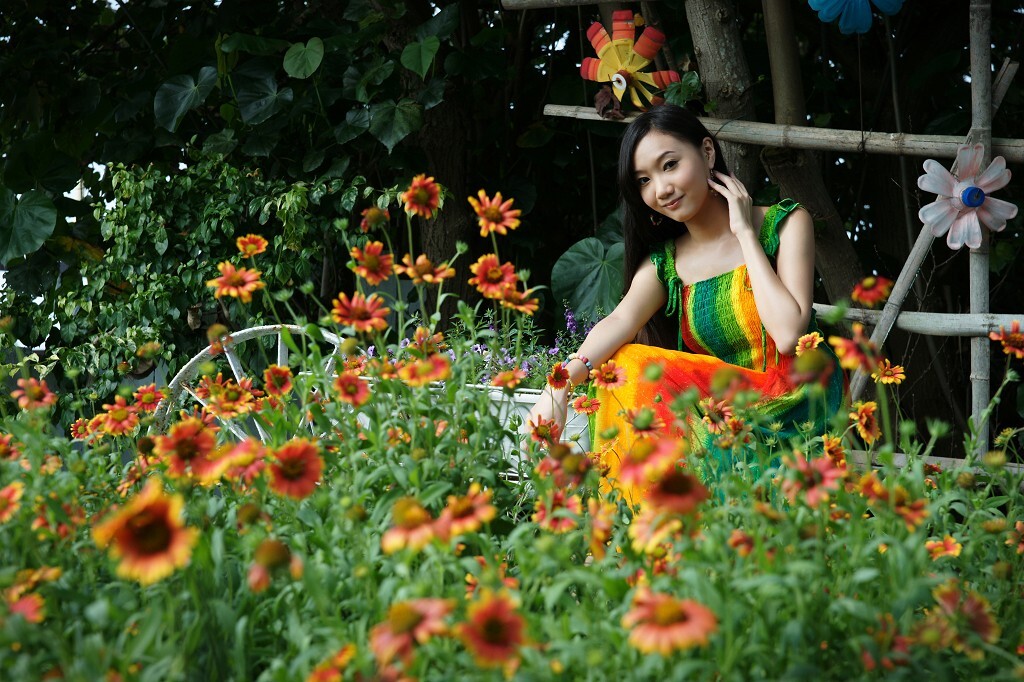 腿模模特儿Tina 沙仑比尼压光　国产写真美女唯美图片