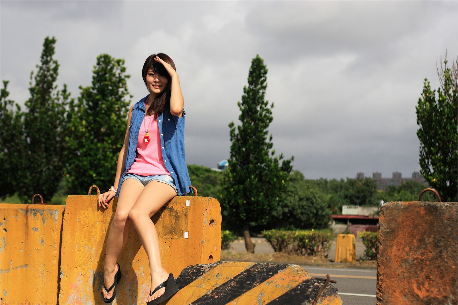 2012廷廷夕陽壓光@沙崙海水浴場　国产写真美女唯美图片