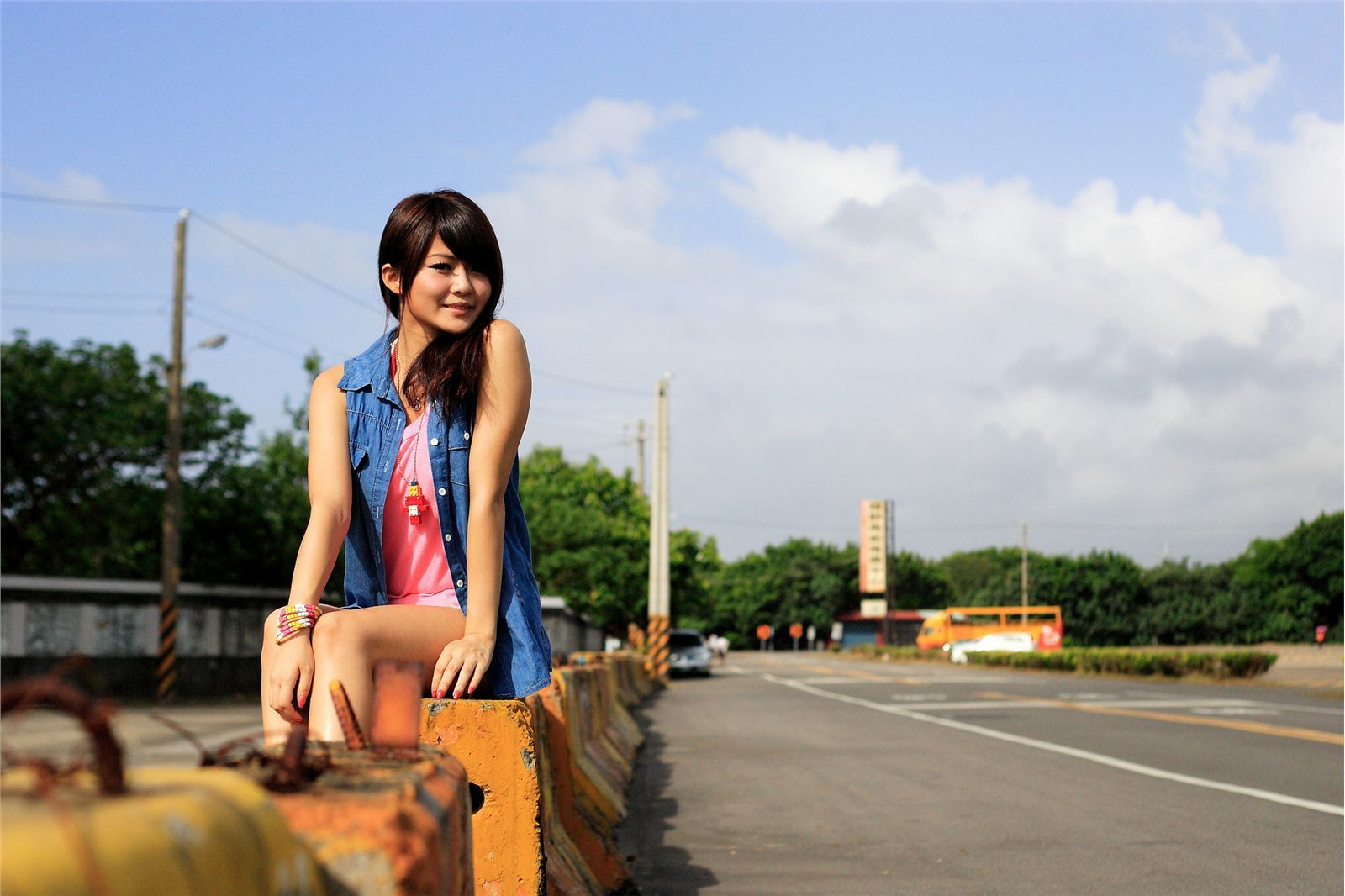 2012廷廷夕陽壓光@沙崙海水浴場　国产写真美女唯美图片