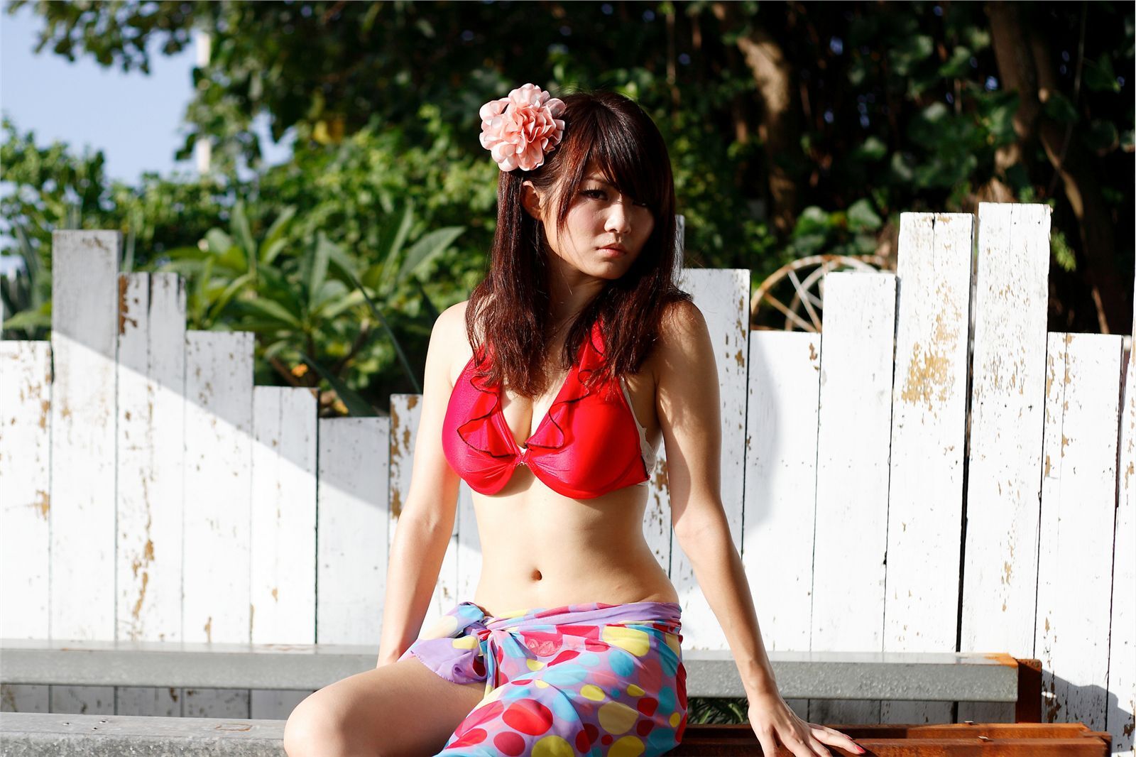 2012廷廷夕陽壓光@沙崙海水浴場　国产写真美女唯美图片