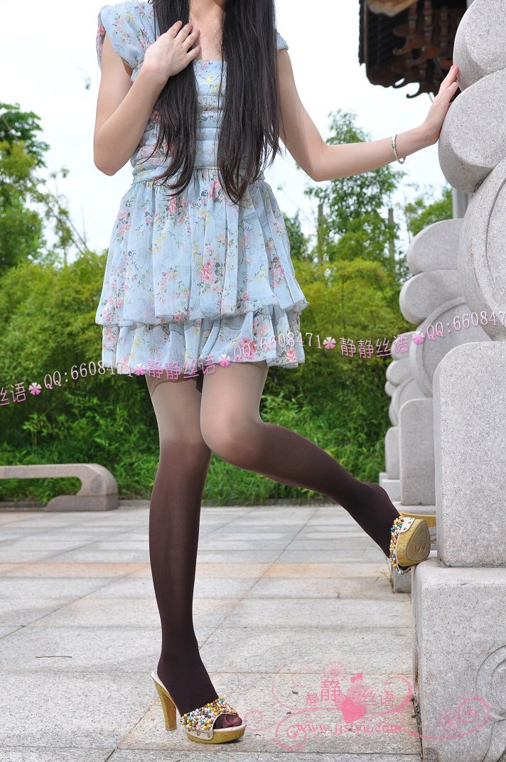 [静静丝语]唯美外拍写真 国内丝袜模特写真