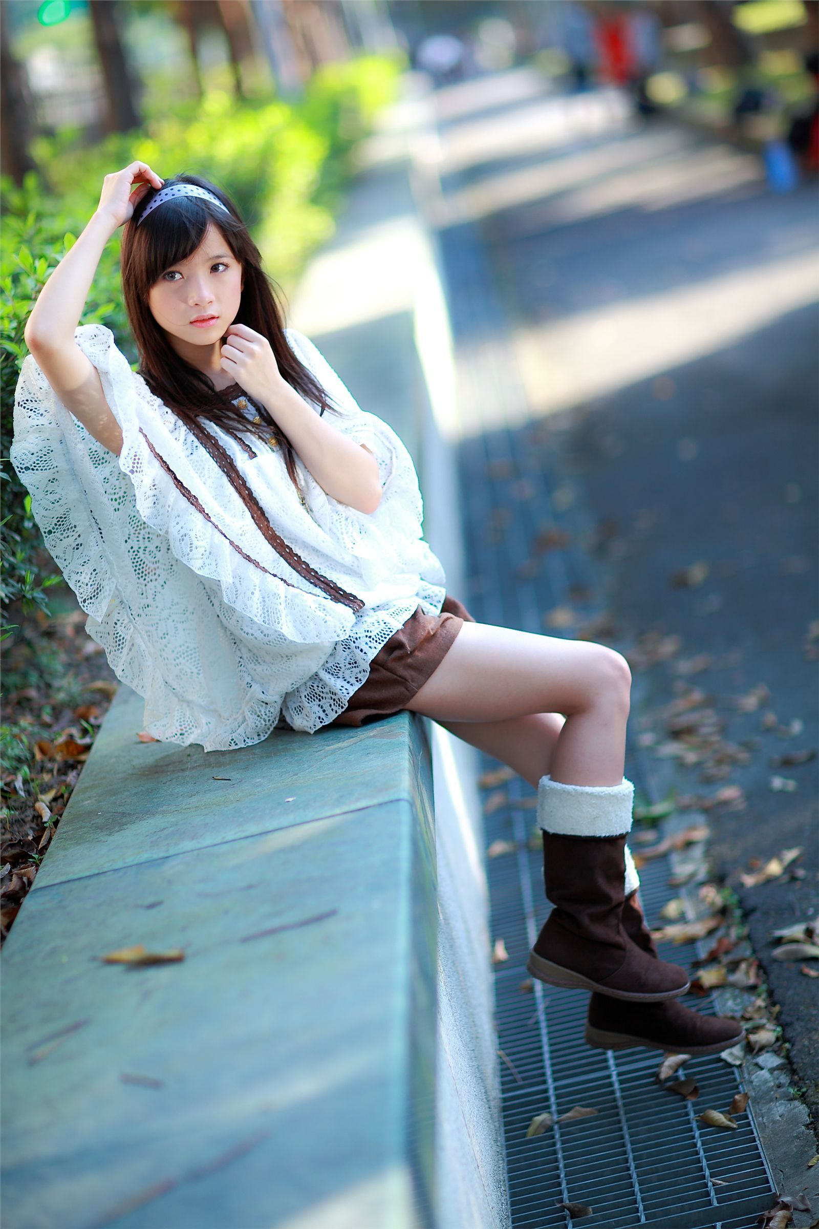 台湾美女麻豆小敬图集系列　国产丝袜美女诱惑套图