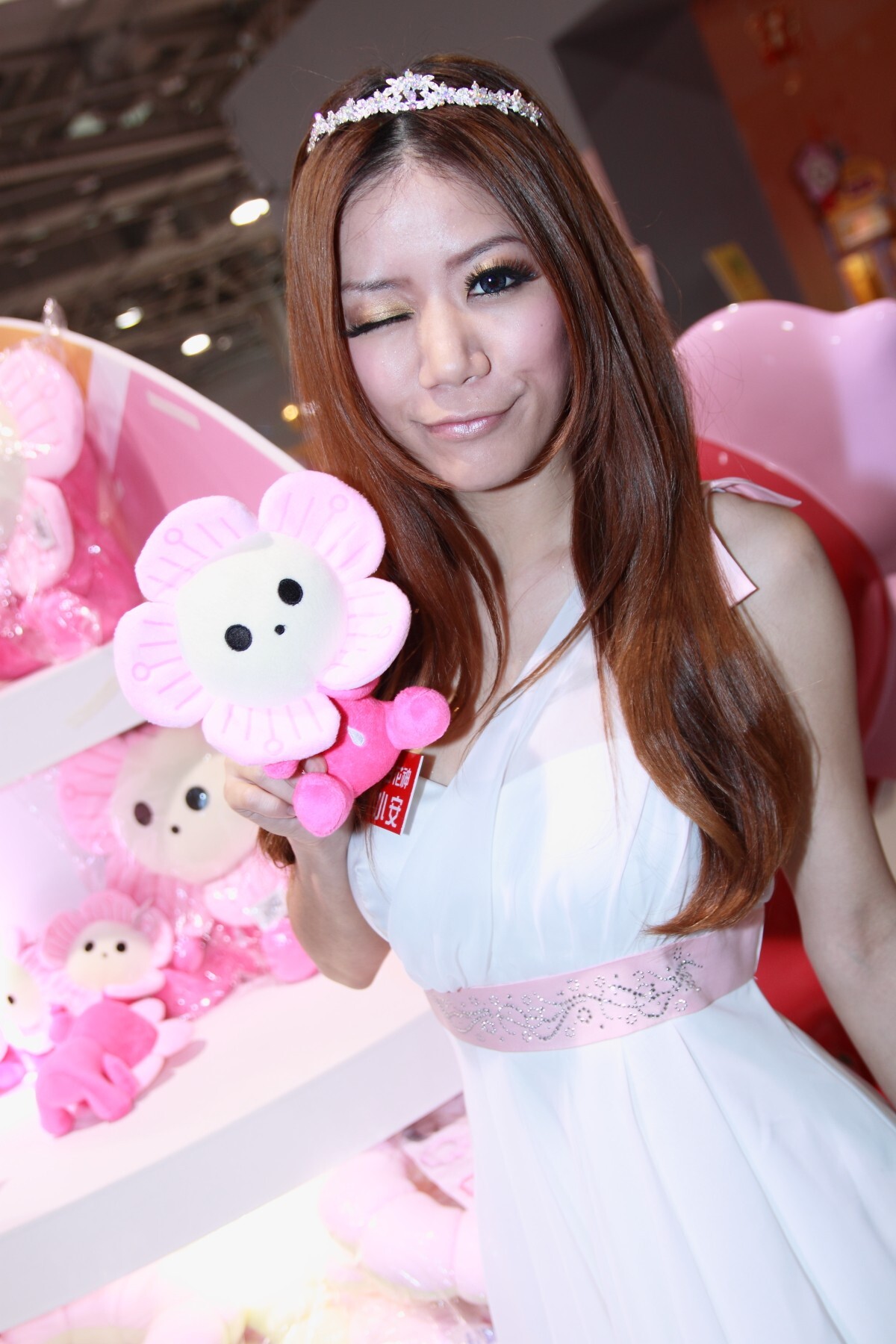 花現台北 八月花神小安 Mini 棚拍 MSI超頻大賽 搞清美女图片