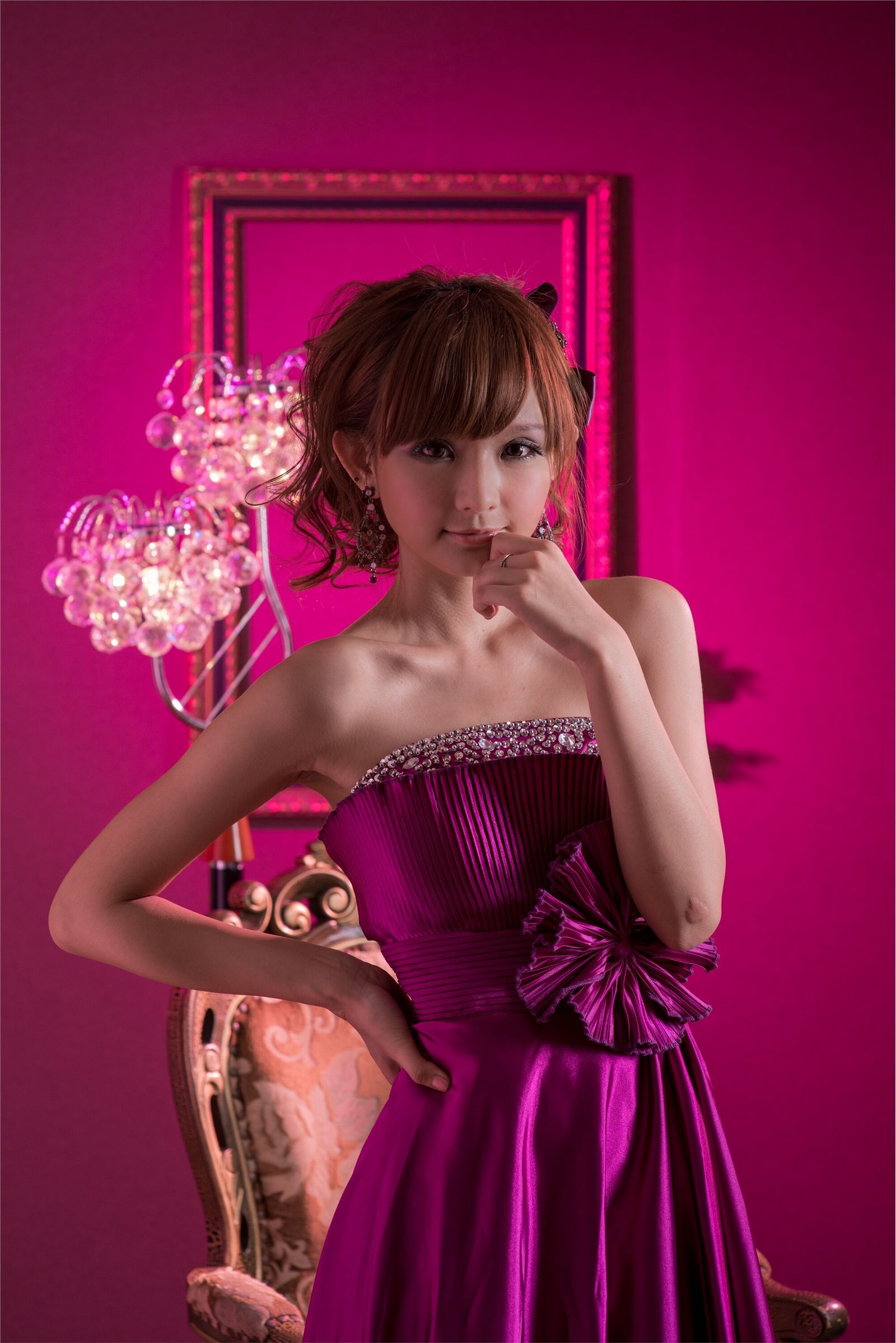 花現台北 八月花神小安 Mini 棚拍 MSI超頻大賽 搞清美女图片