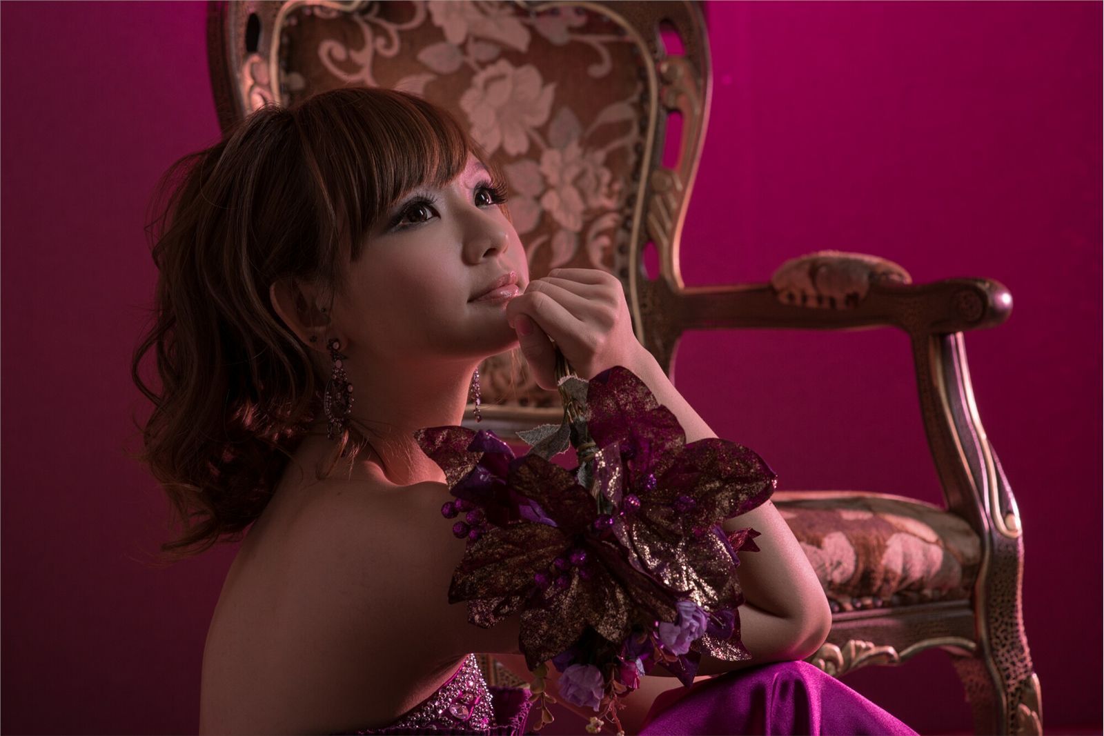 花現台北 八月花神小安 Mini 棚拍 MSI超頻大賽 搞清美女图片