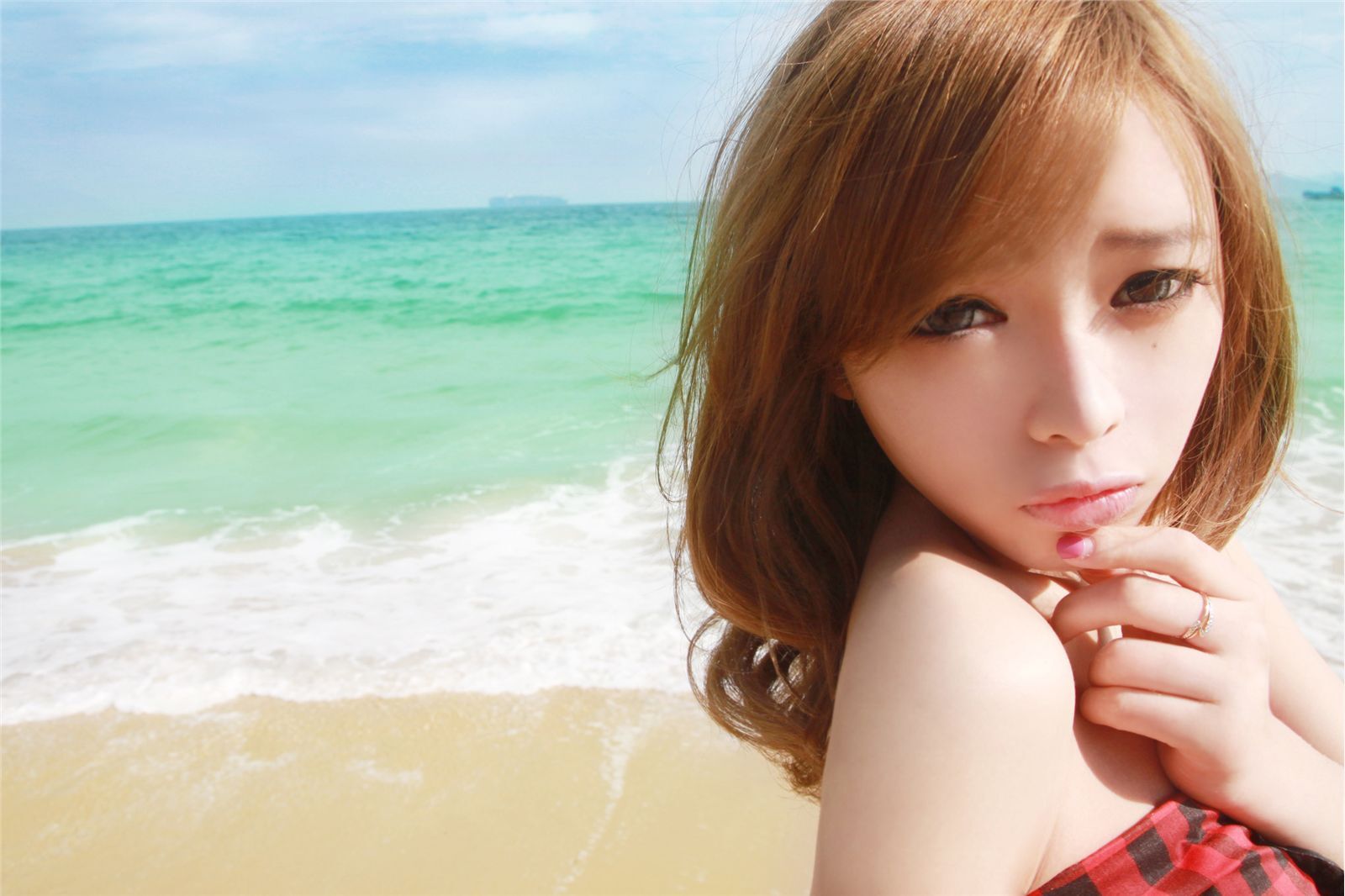 90后氧气美女 裴紫绮 马尔代夫写真 国产原创美女图片 美女新人