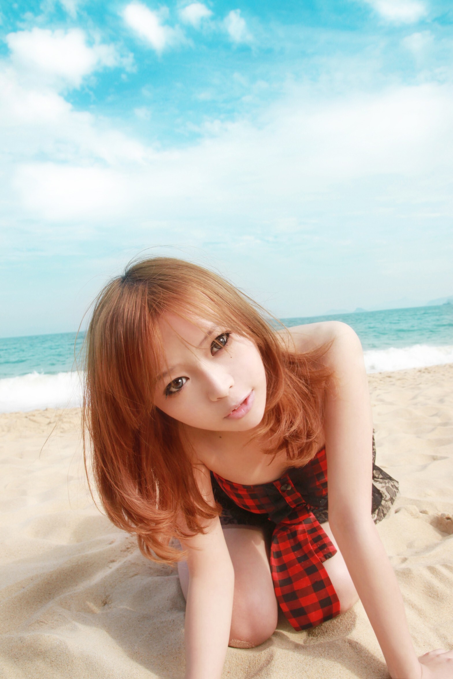 90后氧气美女 裴紫绮 马尔代夫写真 国产原创美女图片 美女新人