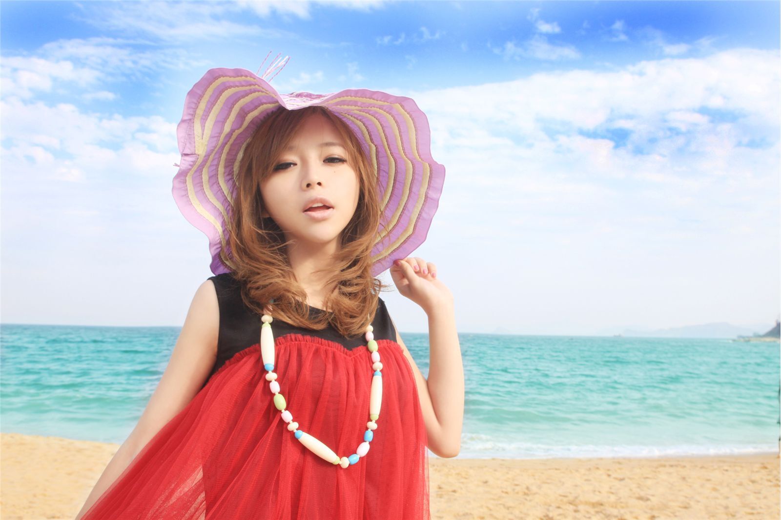 90后氧气美女 裴紫绮 马尔代夫写真 国产原创美女图片 美女新人