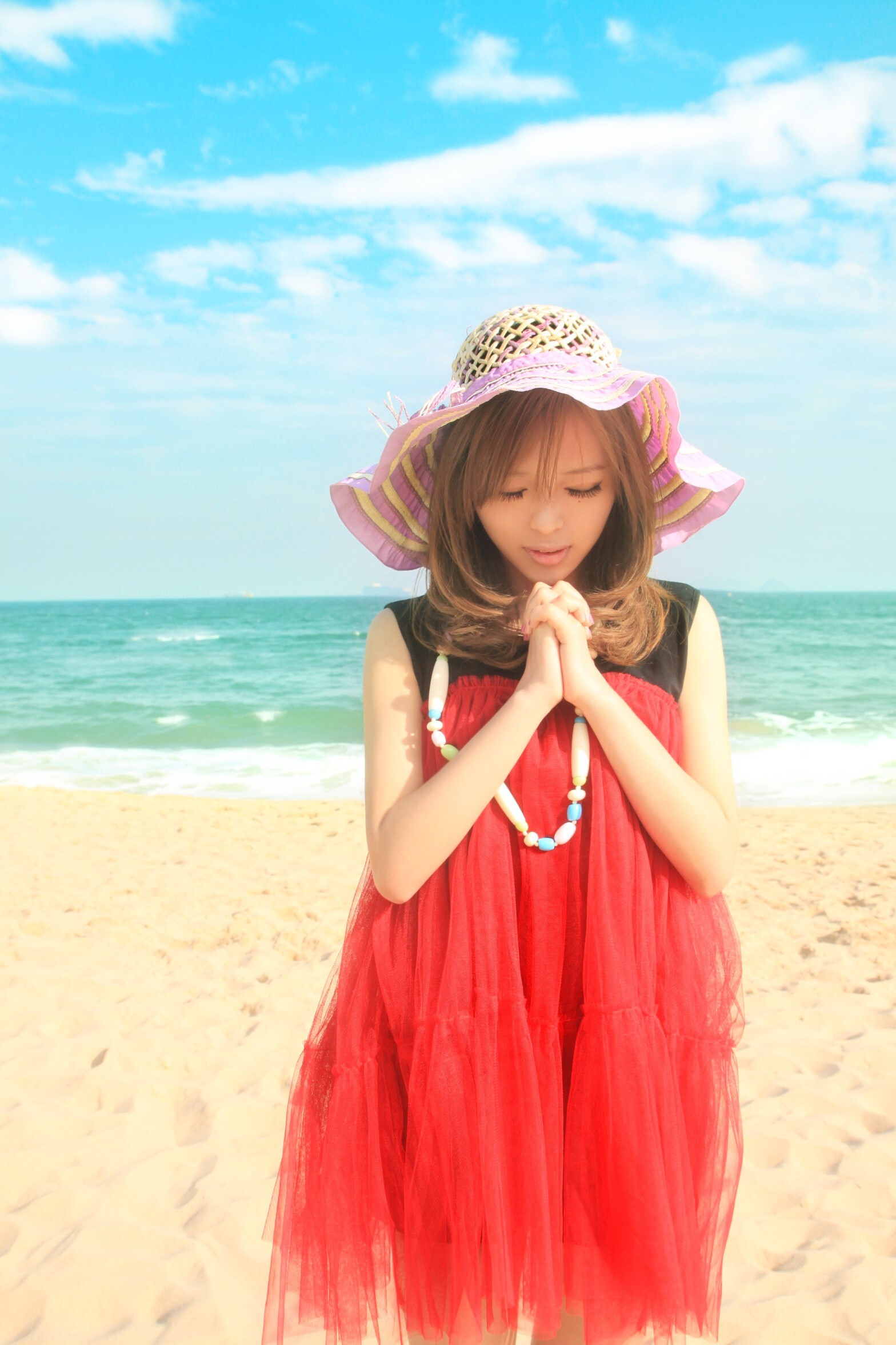 90后氧气美女 裴紫绮 马尔代夫写真 国产原创美女图片 美女新人