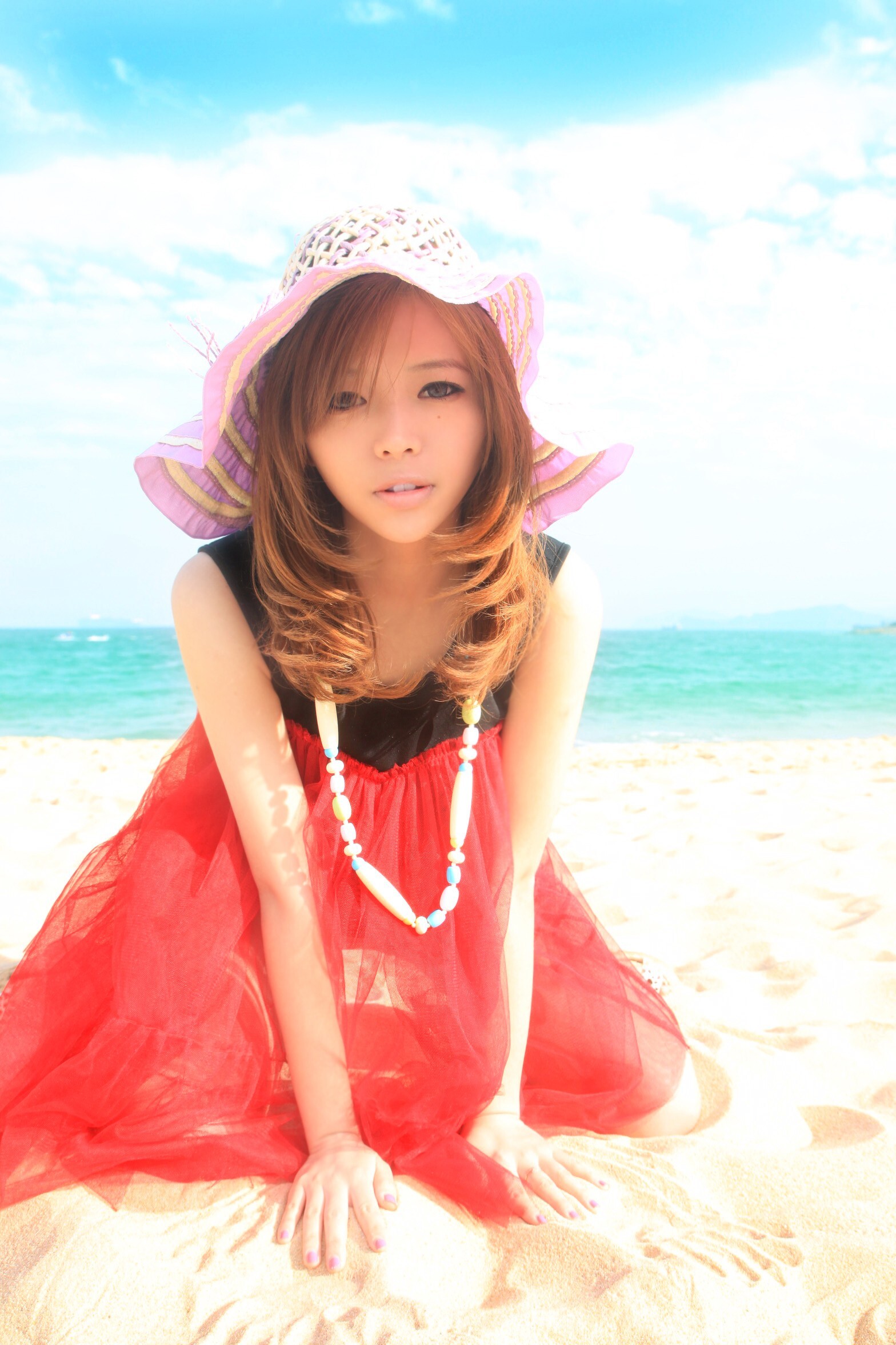 90后氧气美女 裴紫绮 马尔代夫写真 国产原创美女图片 美女新人