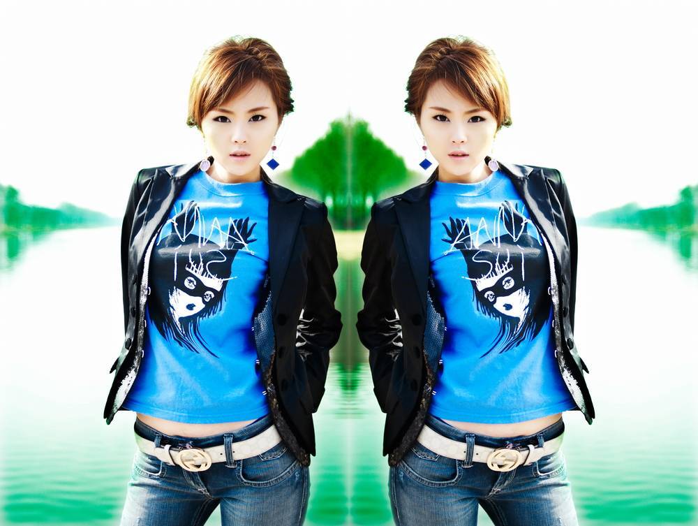 水库花园树林模特奇奇