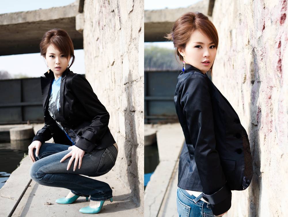 水库花园树林模特奇奇