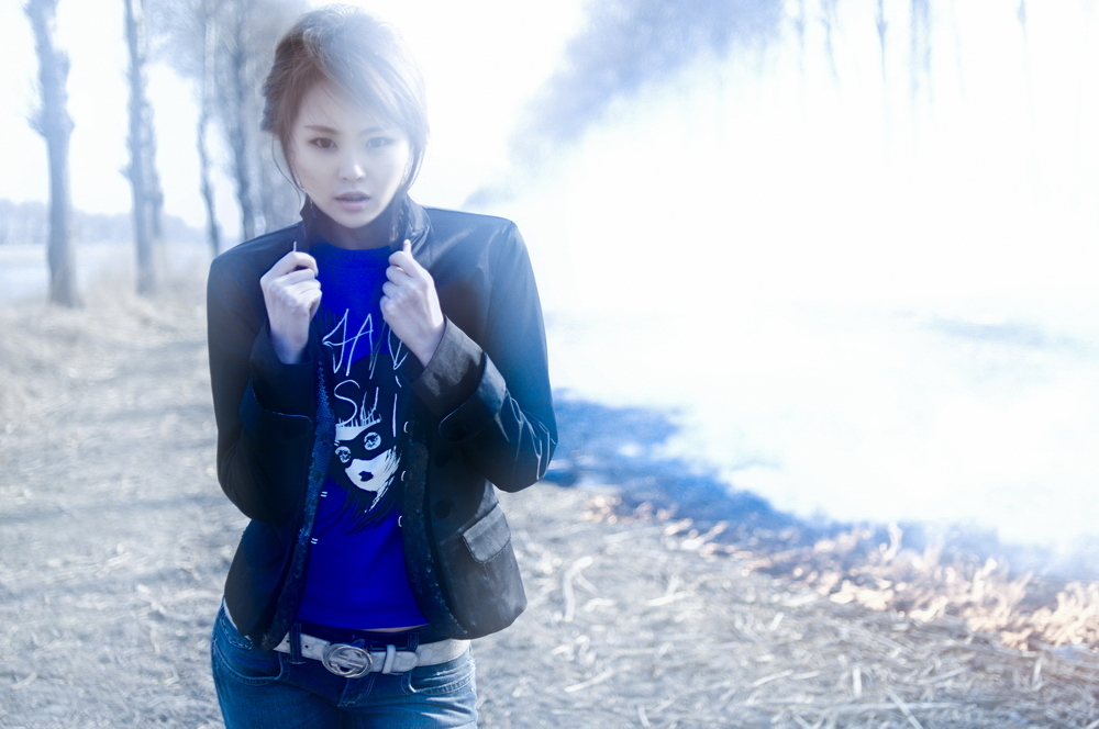 水库花园树林模特奇奇