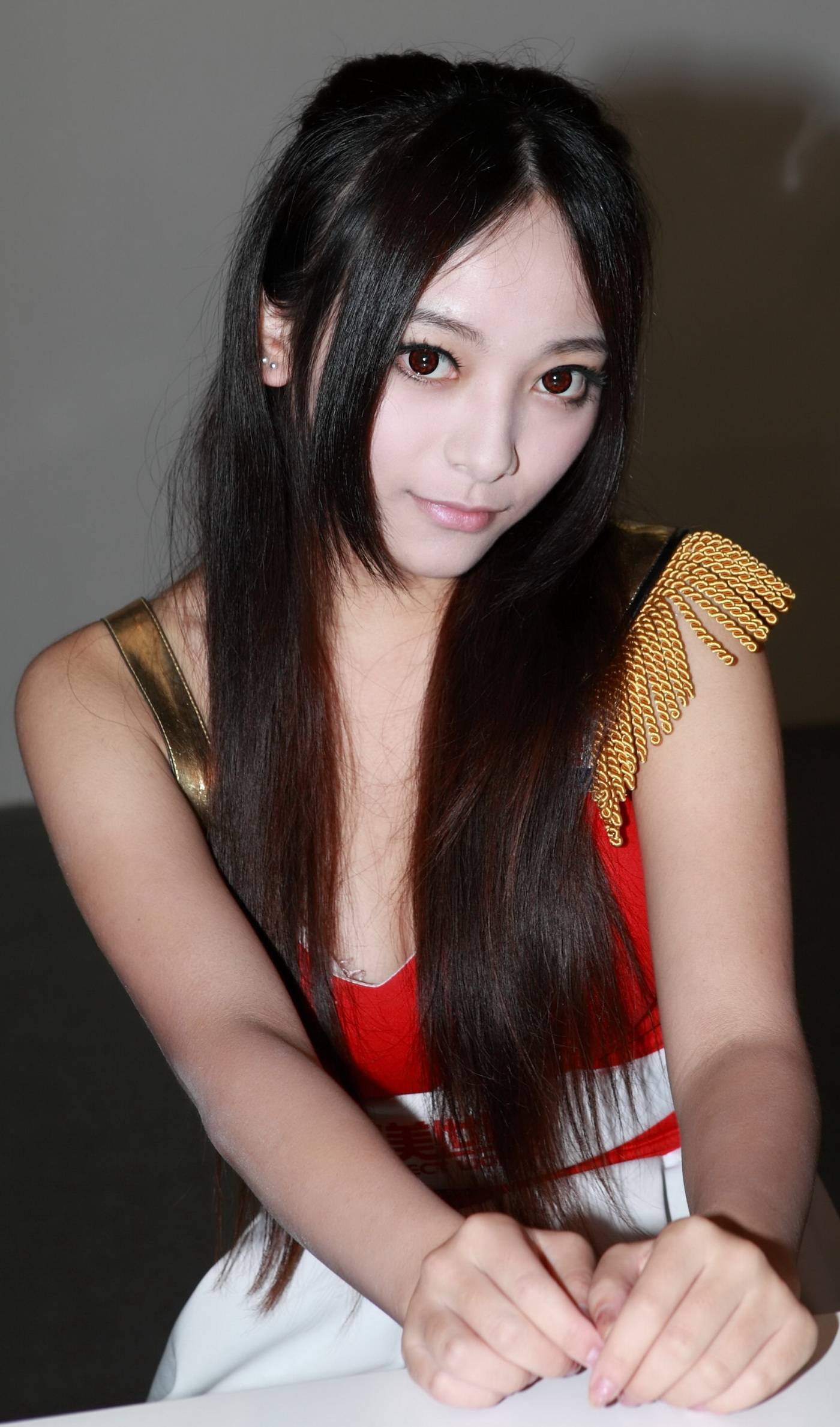 2012上海国际动漫展 精文世嘉热辣的巴萨足球宝贝 完美世界Showgirl