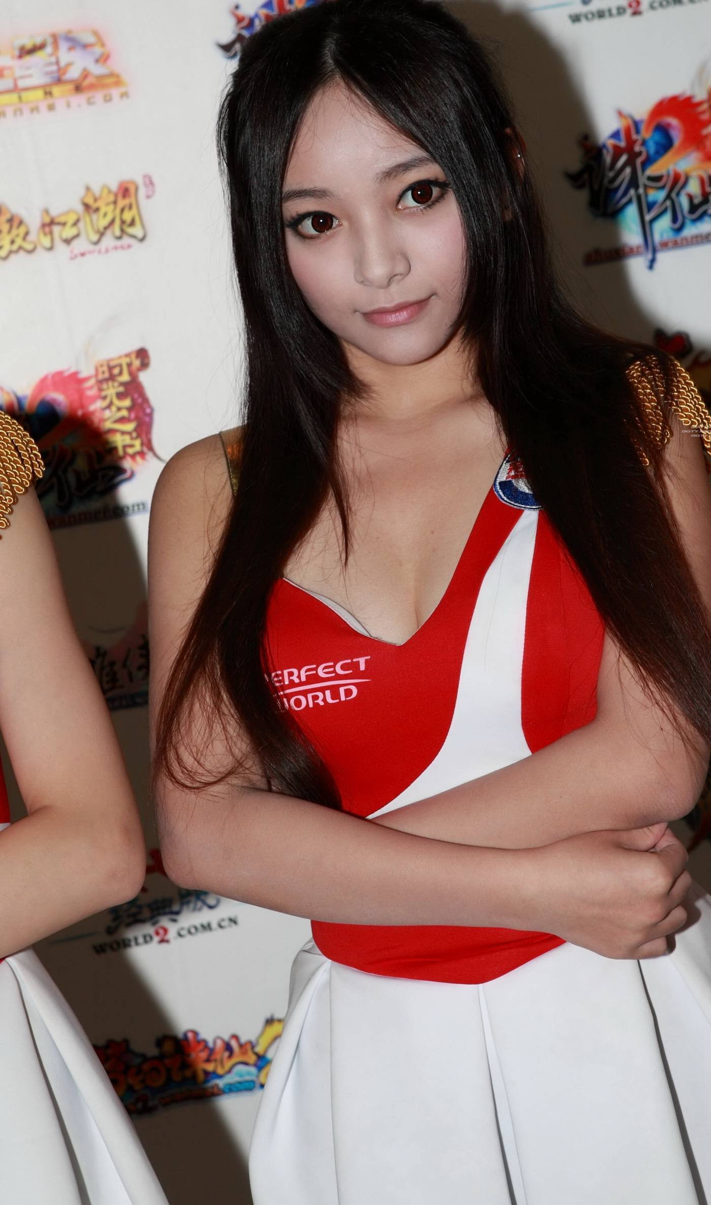 2012上海国际动漫展 精文世嘉热辣的巴萨足球宝贝 完美世界Showgirl