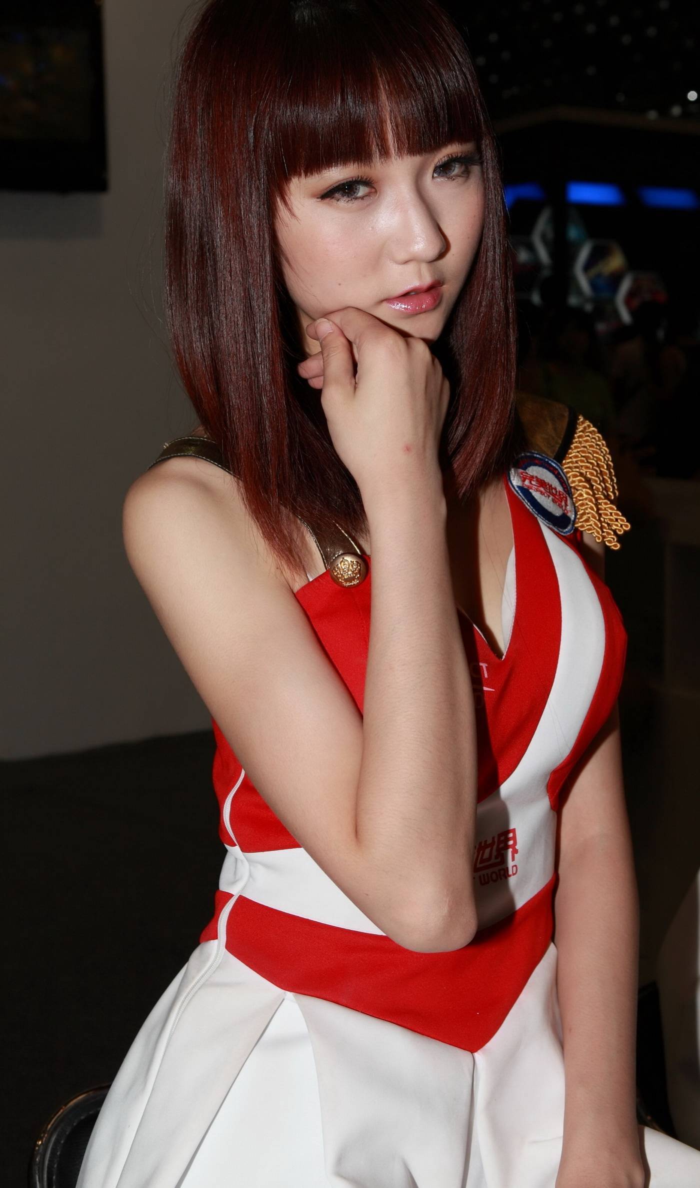 2012上海国际动漫展 精文世嘉热辣的巴萨足球宝贝 完美世界Showgirl