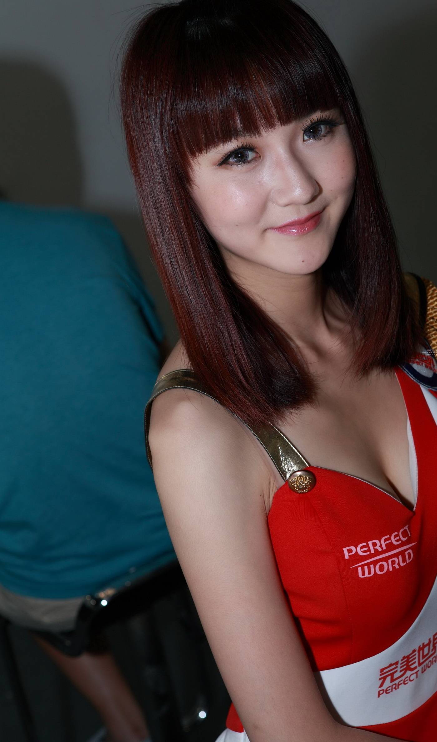 2012上海国际动漫展 精文世嘉热辣的巴萨足球宝贝 完美世界Showgirl