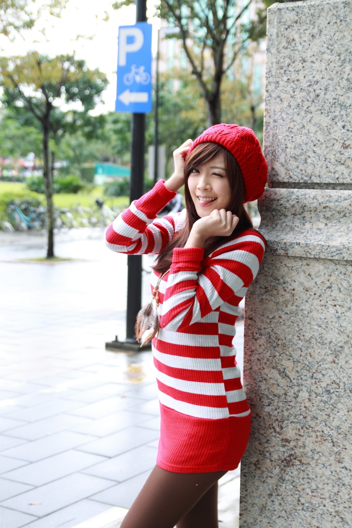 甄妮外拍　信義區 高清写真秀美女图片