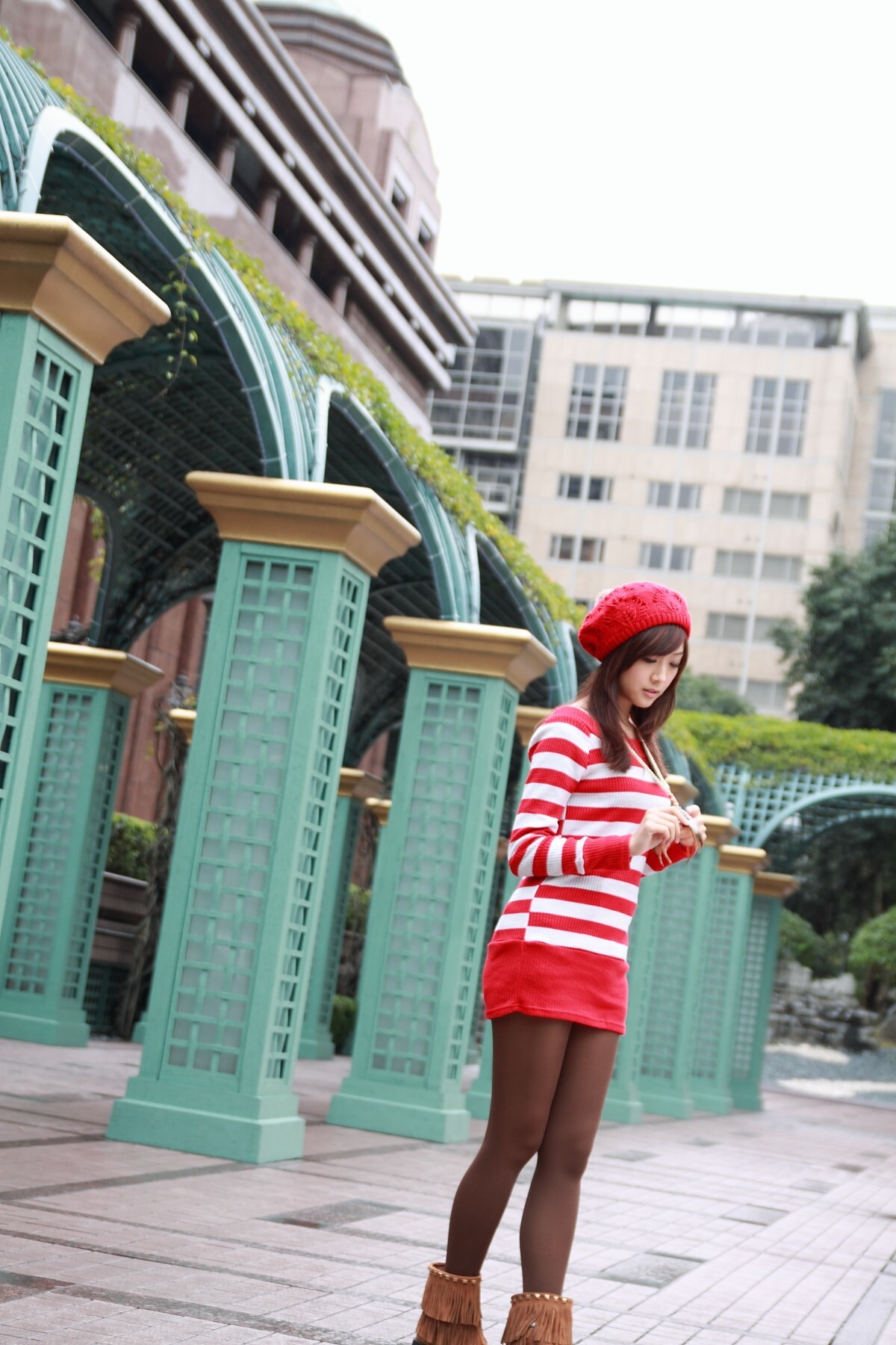 甄妮外拍　信義區 高清写真秀美女图片