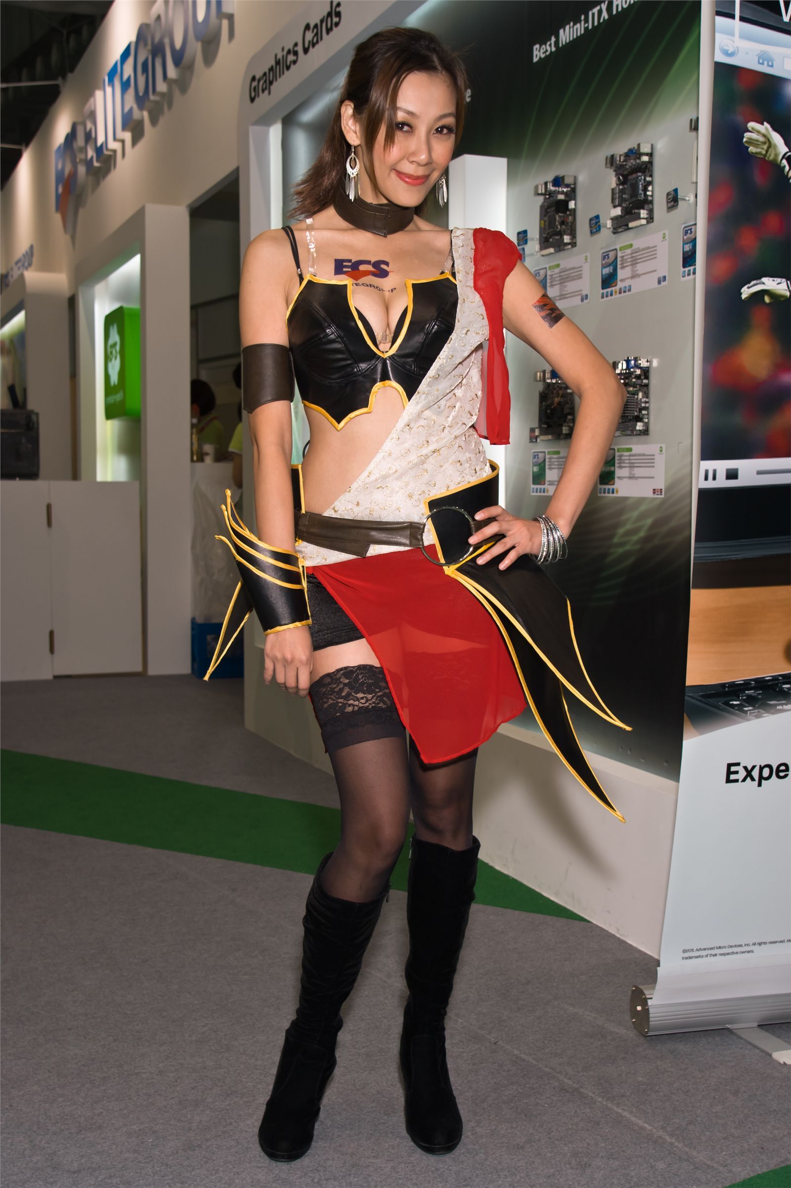 展場2011 台北國際電腦展 展场美女套图 美腿模特套图