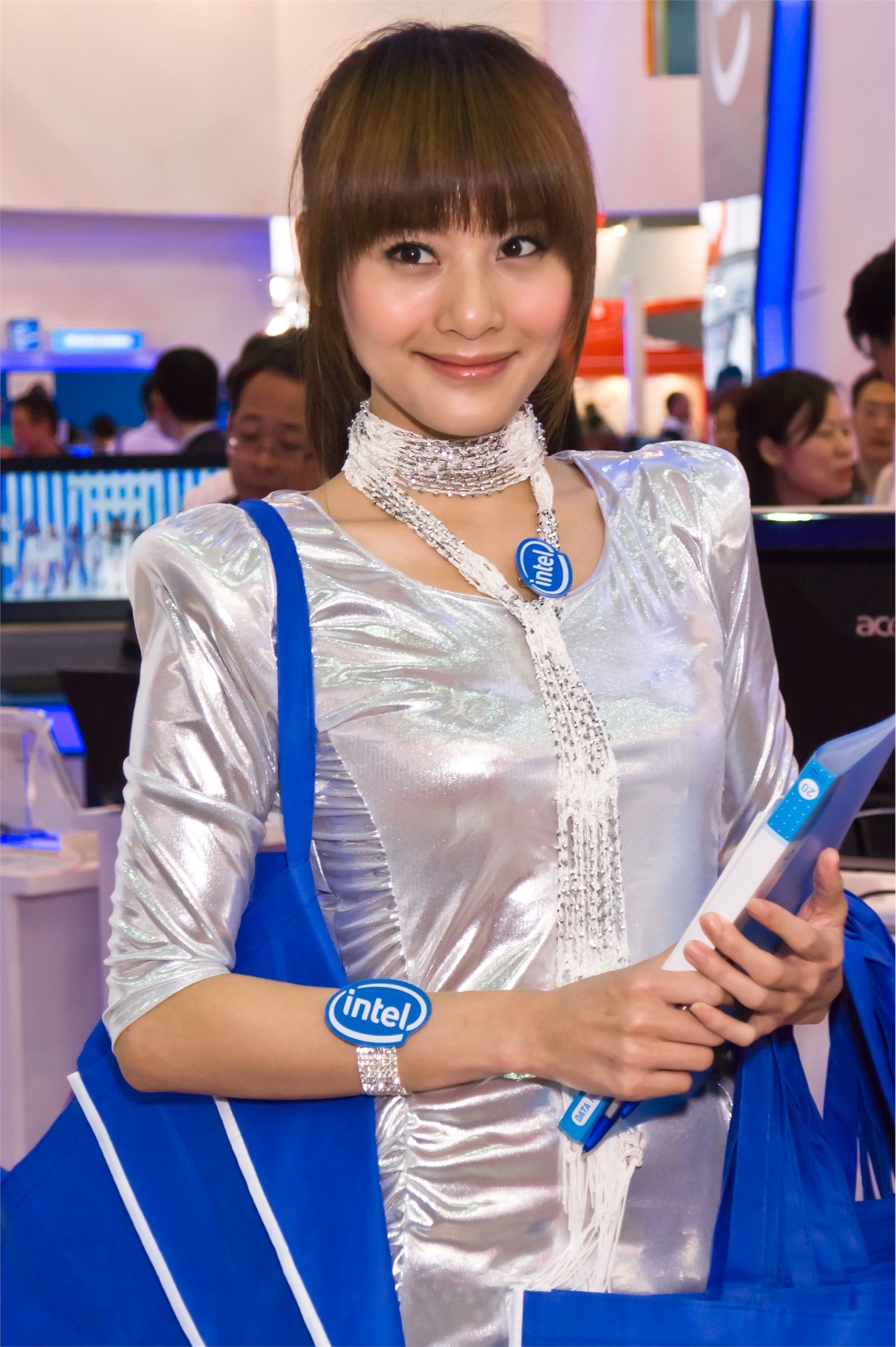 展場2011 台北國際電腦展 展场美女套图 美腿模特套图