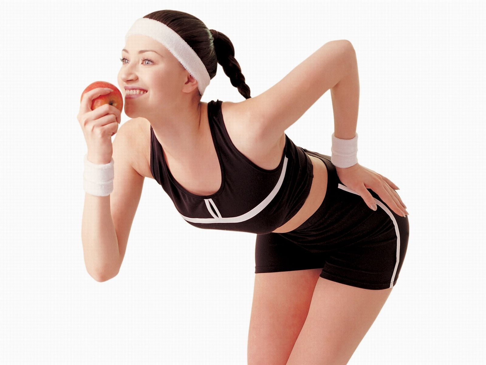 运动健美型美女套图 高清桌面