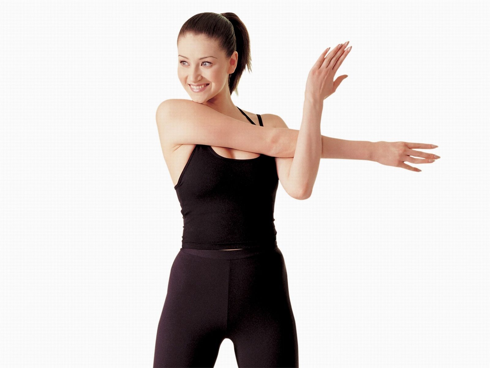 运动健美型美女套图 高清桌面