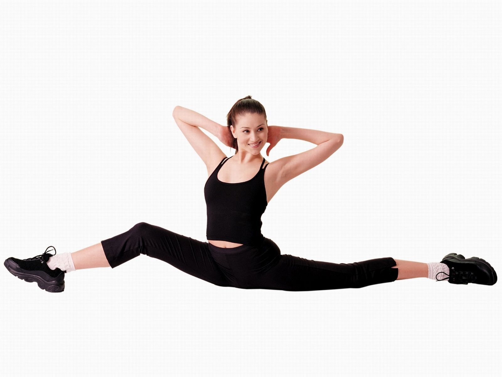 运动健美型美女套图 高清桌面