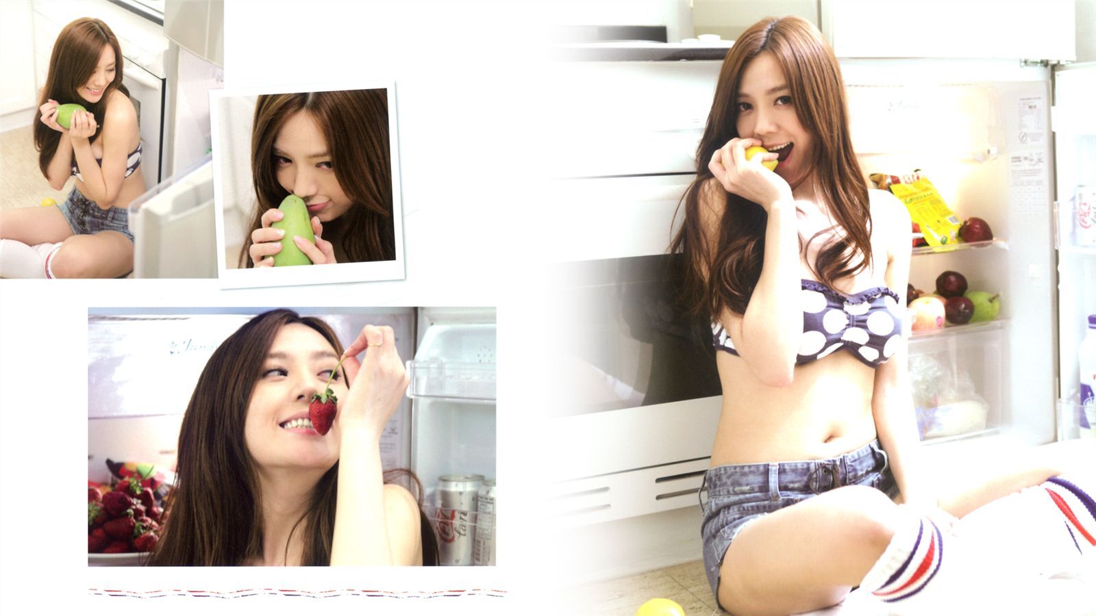 超级模特周韦彤尽显妩媚风情