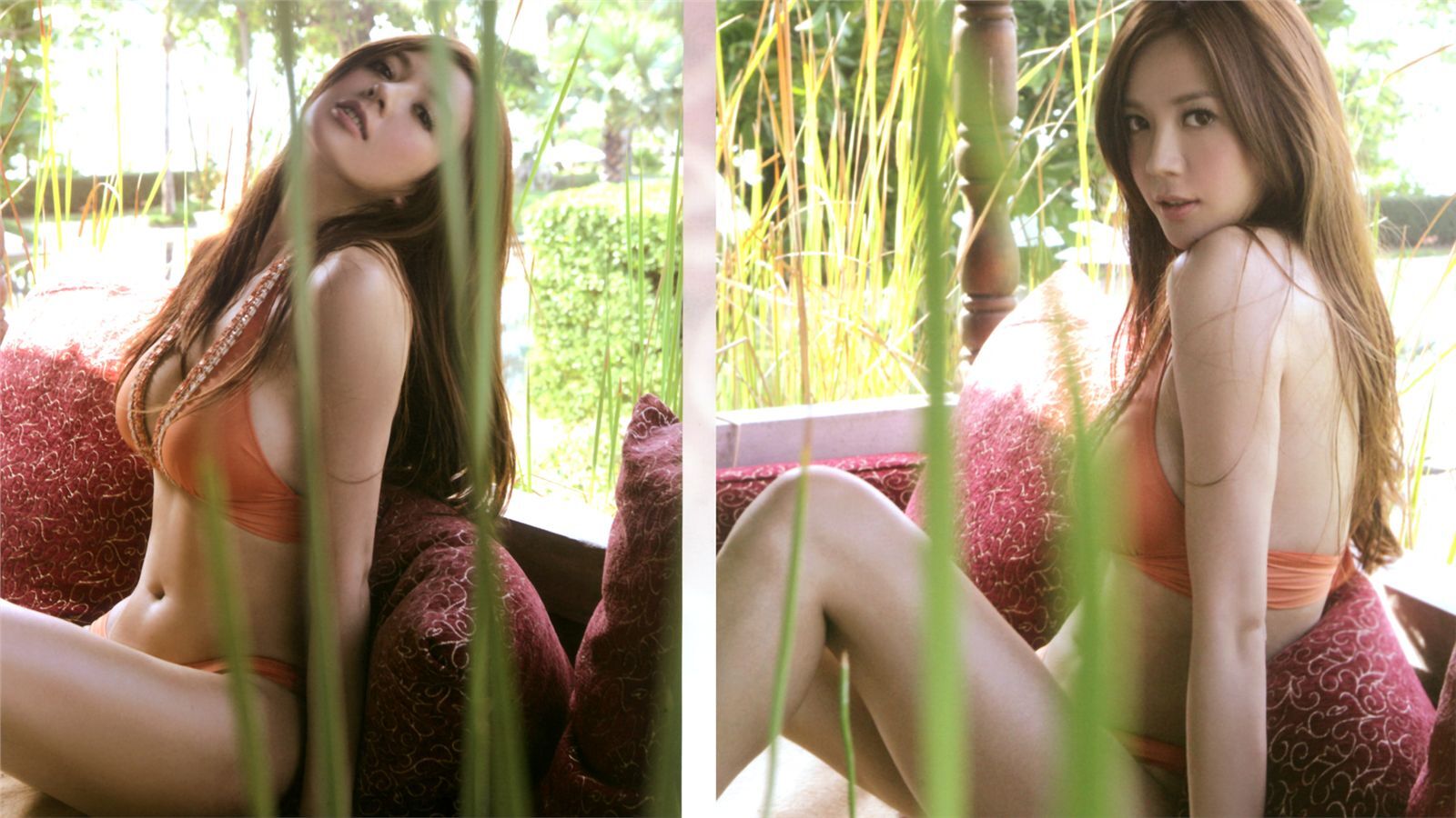 超级模特周韦彤尽显妩媚风情